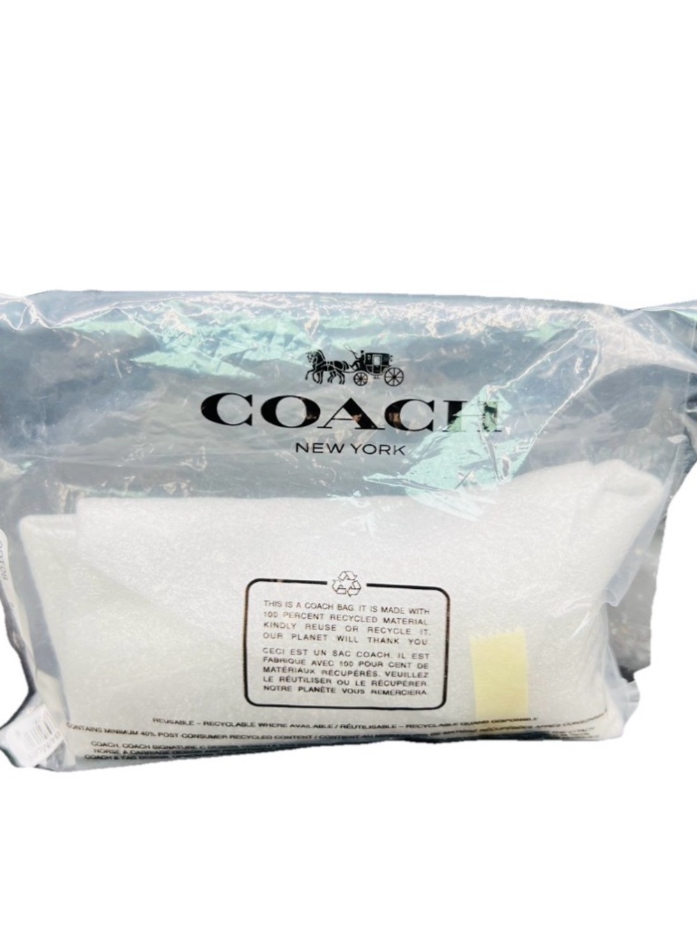 Coach Ornament Bag Charm in Striped Multicolor - NWT - Picture 6 of 6